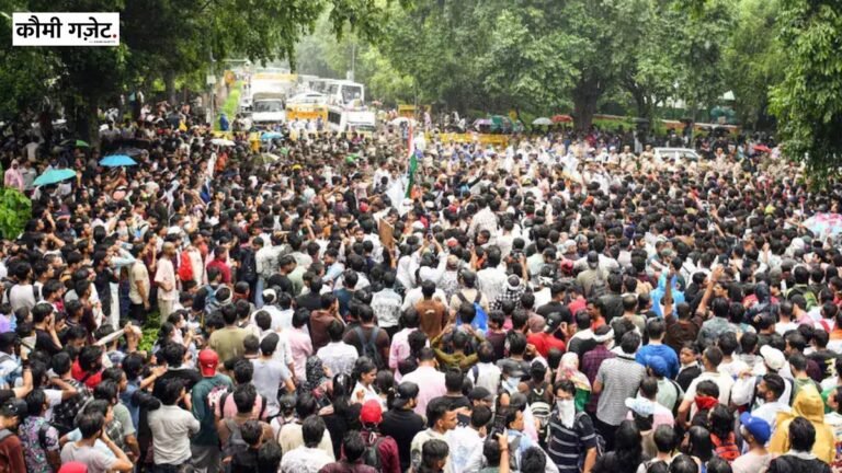 दिल्ली में एसआईआर के विरोध प्रदर्शन में शामिल हुए युवा, प्रक्रिया को सरल बनाने की उठाई मांग